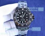 Swiss Replica Rolex Deep Sea-Dweller Custom All Black PVD watch in VR Swiss 2836 Movement